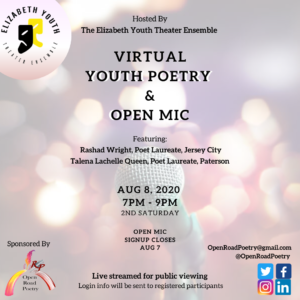 Virtual Youth Poetry & Open Mic